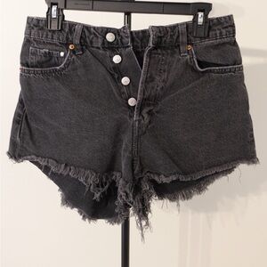 H&M Charcoal Jean Shorts